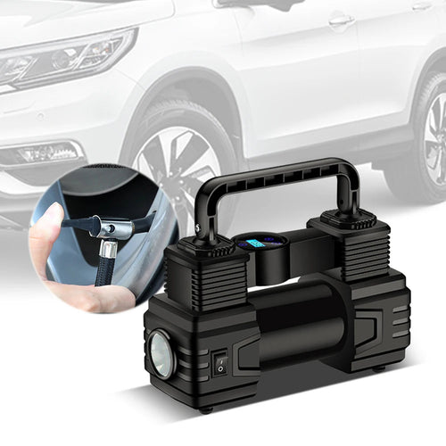 Compact 12V Tire Inflator with LED Light — 00 55438705197303