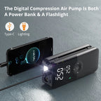 Compact Digital Tire Inflator - Cordless &amp; Portable — 02 55438348550391